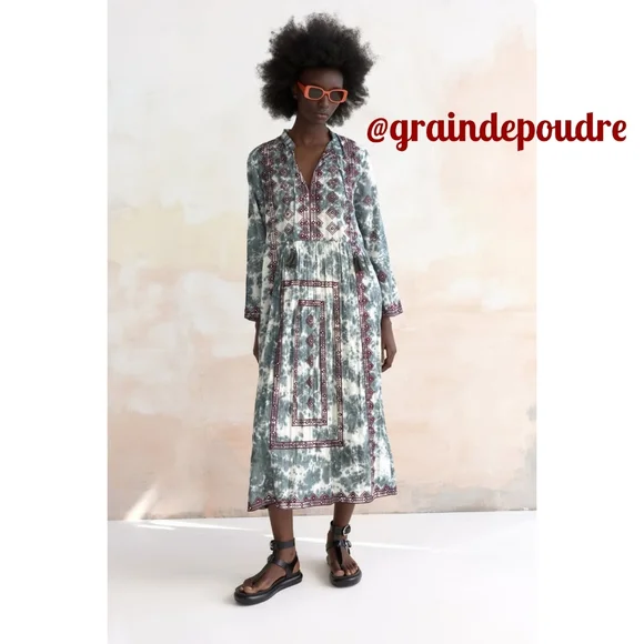 Zara | Dresses | Rare Zara Limited Edition Tie Dye Mirror Embroidered Caftan Tunic Dress Xxl | Poshmark Zara | Dresses | Rare Zara Limited Edition Tie Dye Mirror Embroidered Caftan Tunic Dress Xxl | Poshmark